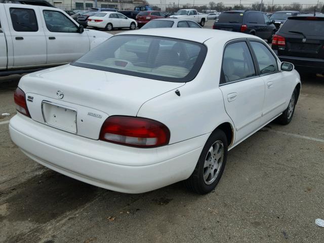 1YVGF22DXX5830081 - 1999 MAZDA 626 ES WHITE photo 4