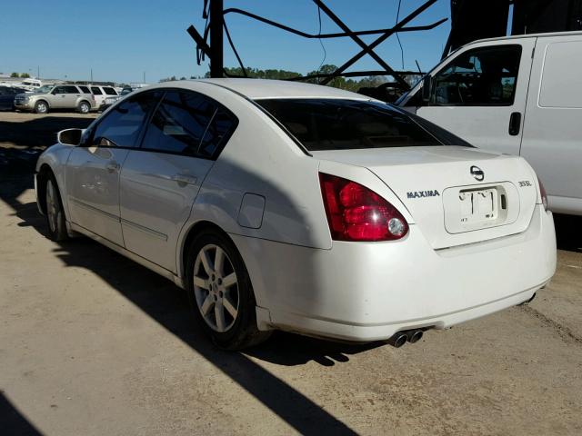 1N4BA41E15C857186 - 2005 NISSAN MAXIMA SE WHITE photo 3