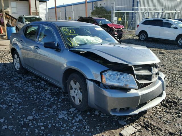 1B3CC4FB0AN117460 - 2010 DODGE AVENGER SX GRAY photo 1