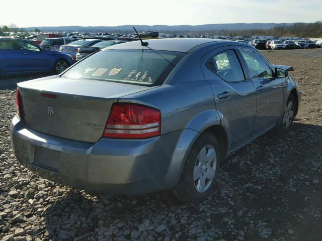 1B3CC4FB0AN117460 - 2010 DODGE AVENGER SX GRAY photo 4