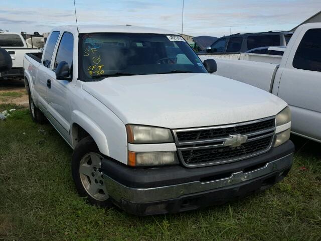 1GCEC19VX6Z300487 - 2006 CHEVROLET SILVERADO WHITE photo 1