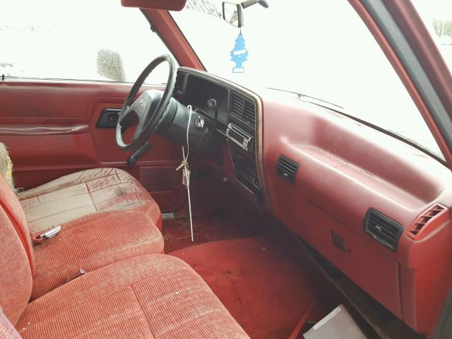 1FTCR10A2KUC17367 - 1989 FORD RANGER BURGUNDY photo 5