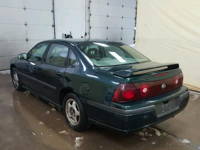 2G1WH55K229164040 - 2002 CHEVROLET IMPALA LS GREEN photo 3