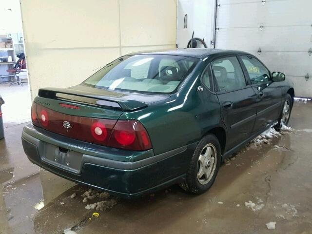 2G1WH55K229164040 - 2002 CHEVROLET IMPALA LS GREEN photo 4