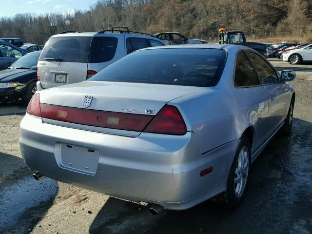 1HGCG22582A001554 - 2002 HONDA ACCORD EX SILVER photo 4