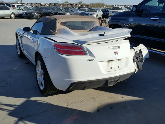 1G8MC35B68Y122745 - 2008 SATURN SKY WHITE photo 3