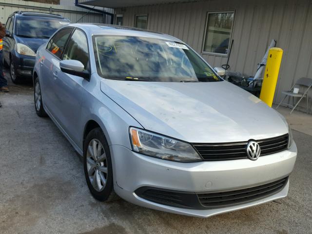 3VWDZ7AJ7BM374075 - 2011 VOLKSWAGEN JETTA SE SILVER photo 1