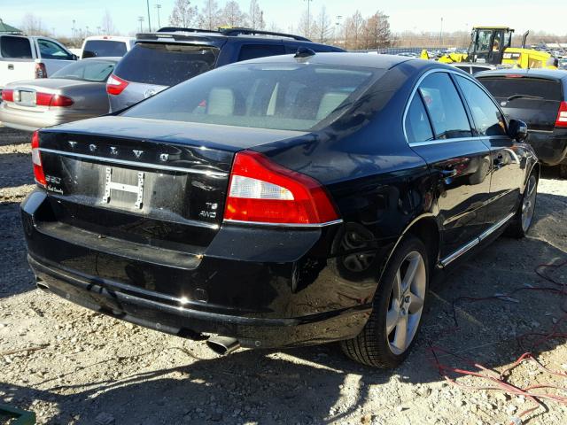 YV1992AH5A1126146 - 2010 VOLVO S80 T6 BLACK photo 4