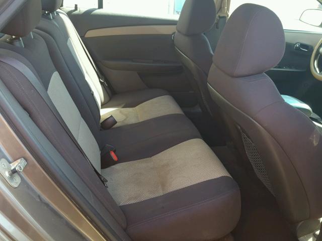 1G1ZA5EB9AF280021 - 2010 CHEVROLET MALIBU LS ნაცრისფერი ფოტო 6