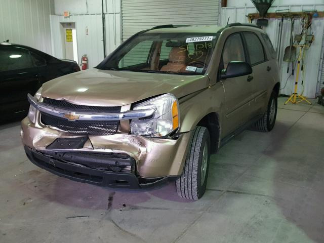 2CNDL13F376246746 - 2007 CHEVROLET EQUINOX LS BEIGE photo 2