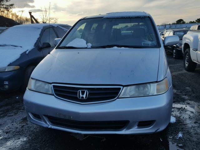 5FNRL18683B130059 - 2003 HONDA ODYSSEY EX SILVER photo 9
