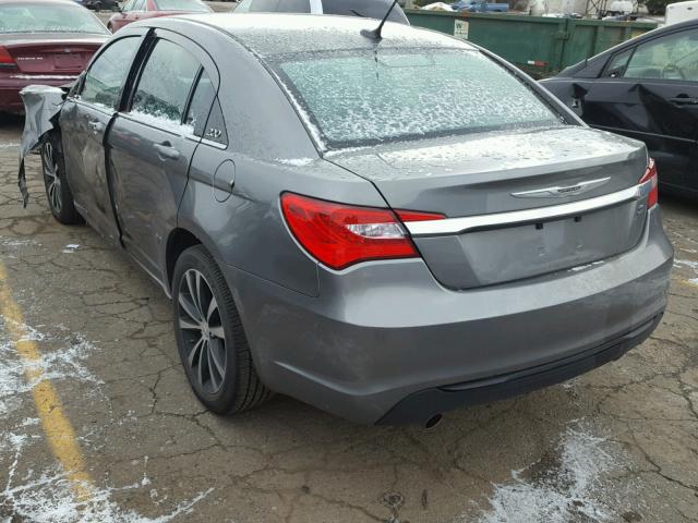 1C3CCBBG5DN728243 - 2013 CHRYSLER 200 TOURIN GRAY photo 3