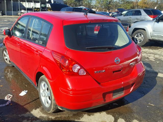 3N1BC1CP0CK273048 - 2012 NISSAN VERSA S RED photo 3