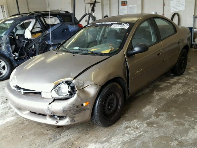 1P3ES46C5YD558097 - 2000 PLYMOUTH NEON BASE 棕色 照片 2