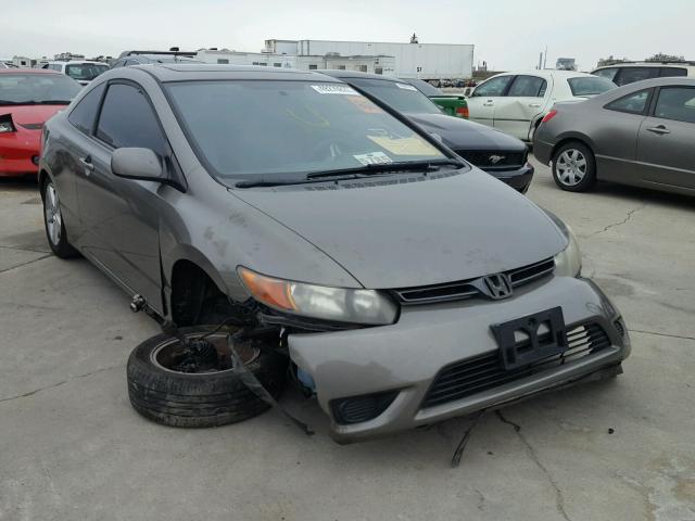 2HGFG11857H563679 - 2007 HONDA CIVIC EX GRAY photo 1