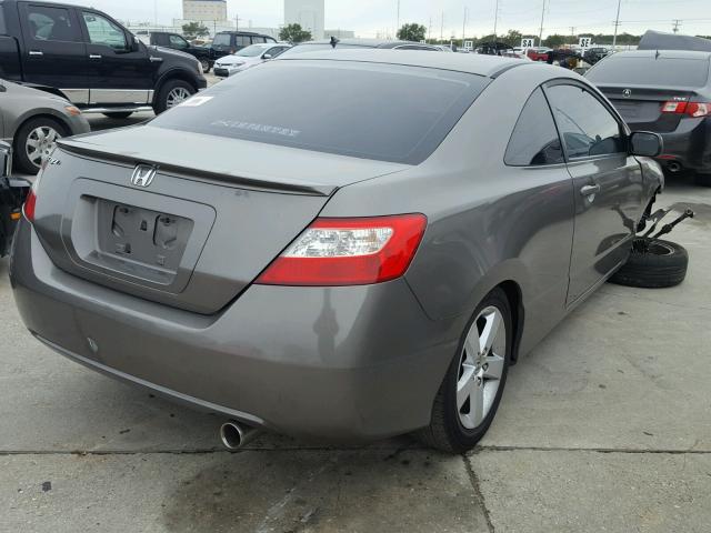 2HGFG11857H563679 - 2007 HONDA CIVIC EX GRAY photo 4