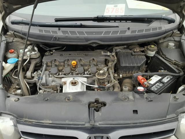 2HGFG11857H563679 - 2007 HONDA CIVIC EX GRAY photo 7