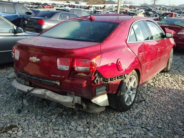 1G11C5SA0DF356510 - 2013 CHEVROLET MALIBU 1LT RED photo 4