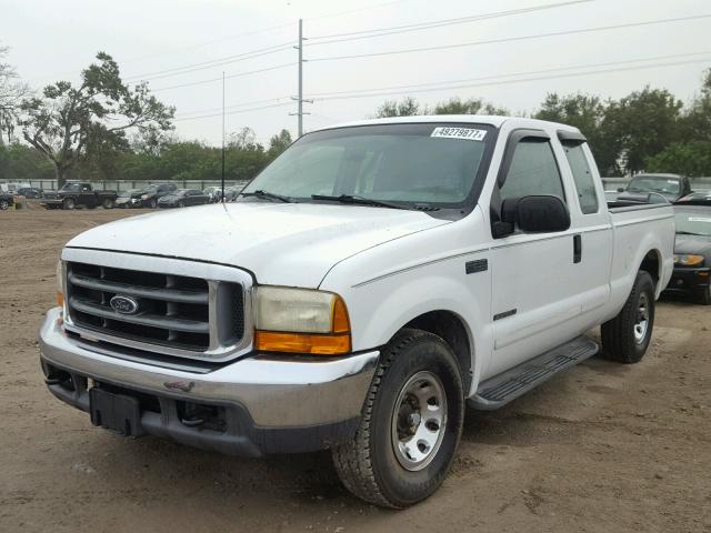 1FTNX20F01EA51679 - 2001 FORD F250 SUPER WHITE photo 2