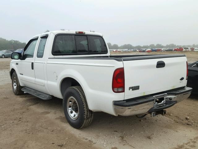 1FTNX20F01EA51679 - 2001 FORD F250 SUPER WHITE photo 3