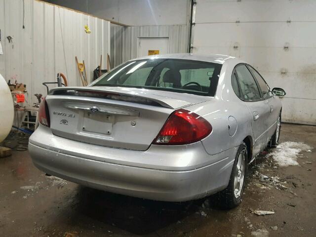 1FAFP55U93A125288 - 2003 FORD TAURUS SES SILVER photo 4