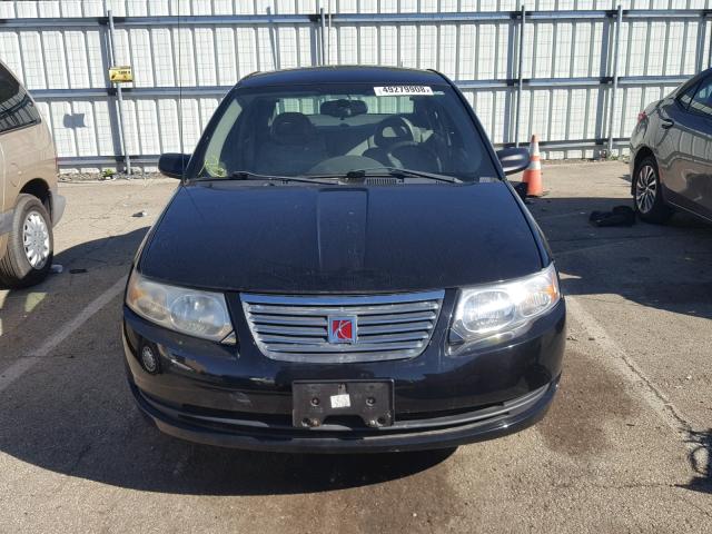 1G8AJ55F07Z180690 - 2007 SATURN ION LEVEL შავი ფოტო 9