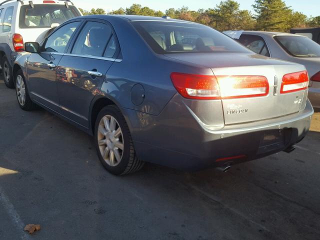 3LNHL2GC6CR801148 - 2012 LINCOLN MKZ ლურჯი ფოტო 3