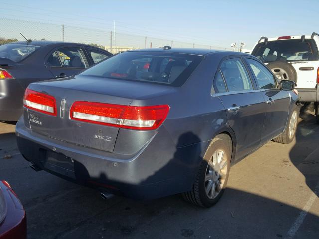 3LNHL2GC6CR801148 - 2012 LINCOLN MKZ ლურჯი ფოტო 4