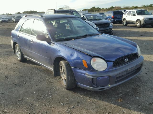 JF1GG65532H802456 - 2002 SUBARU IMPREZA TS BLUE photo 1