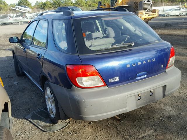 JF1GG65532H802456 - 2002 SUBARU IMPREZA TS BLUE photo 3