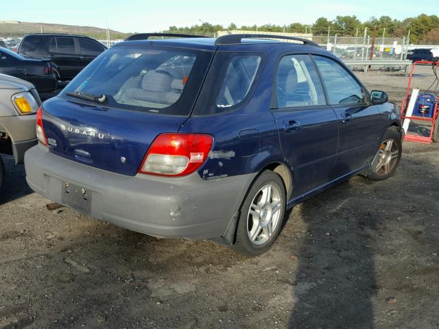 JF1GG65532H802456 - 2002 SUBARU IMPREZA TS BLUE photo 4