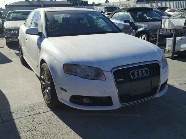 WAUBF78E37A024021 - 2007 AUDI A4 S-LINE WHITE photo 1