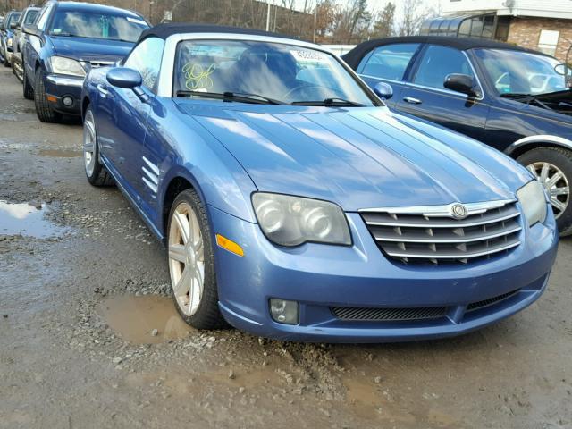 1C3AN65L85X052555 - 2005 CHRYSLER CROSSFIRE BLUE photo 1