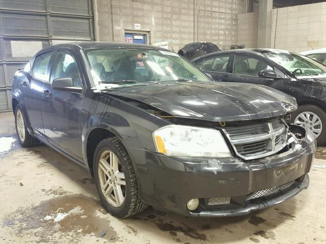 1B3LC56KX8N629839 - 2008 DODGE AVENGER SX BLACK photo 1