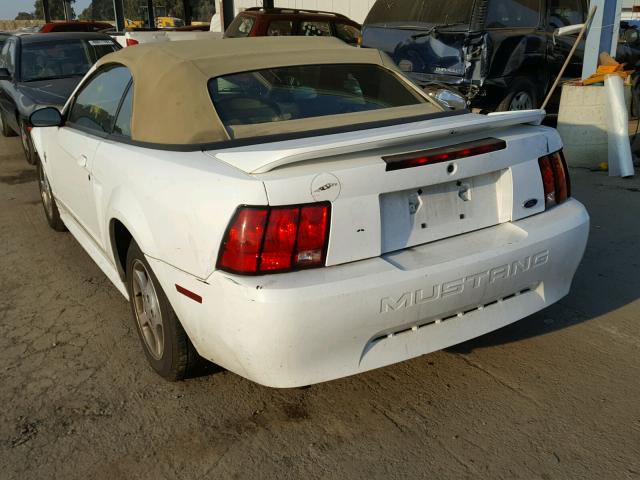 1FAFP4445YF264551 - 2000 FORD MUSTANG WHITE photo 3