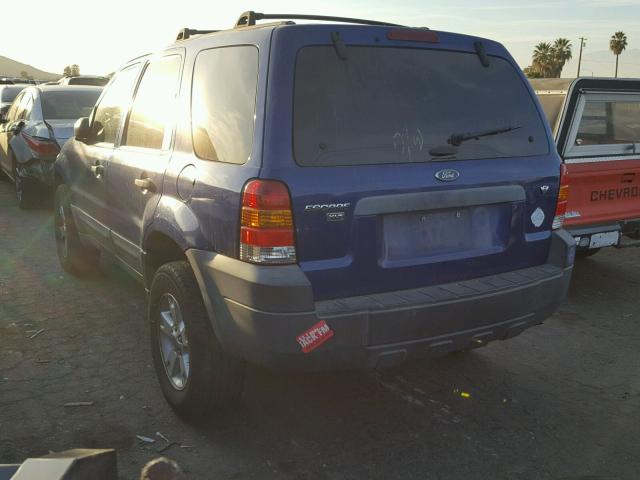 1FMCU03156KB34601 - 2006 FORD ESCAPE XLT BLUE photo 3