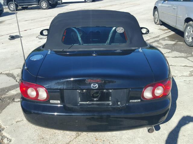 JM1NB353510207392 - 2001 MAZDA MX-5 MIATA BLACK photo 6