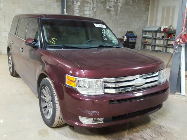 2FMGK5CCXBBD30026 - 2011 FORD FLEX SEL BURGUNDY photo 1