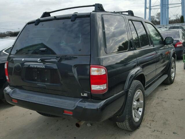 JN8DR09Y84W906632 - 2004 NISSAN PATHFINDER BLACK photo 4