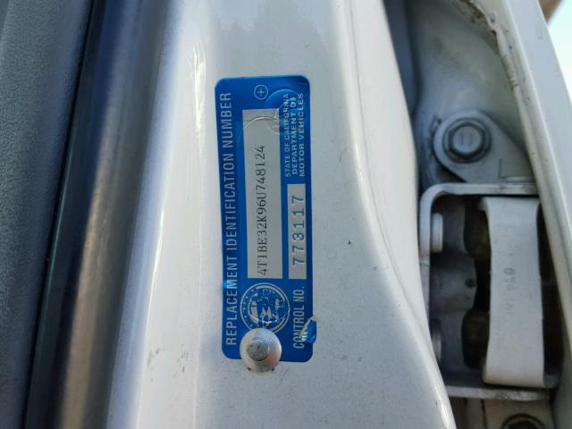 4T1BE32K96U748124 - 2006 TOYOTA CAMRY LE თეთრი ფოტო 10