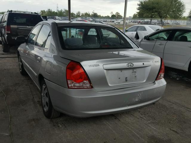 KMHDN46D55U930802 - 2005 HYUNDAI ELANTRA GL SILVER photo 3