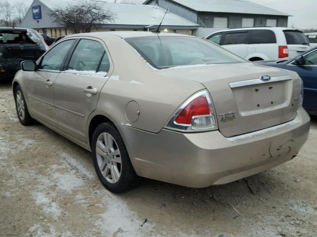 3FAHP08Z47R206553 - 2007 FORD FUSION SEL TAN photo 3