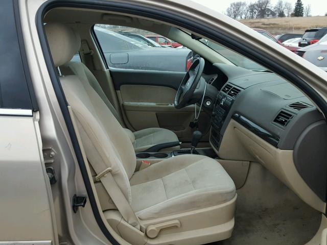 3FAHP08Z47R206553 - 2007 FORD FUSION SEL TAN photo 5