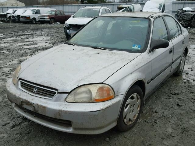 1HGEJ6678TL049283 - 1996 HONDA CIVIC LX SILVER photo 2