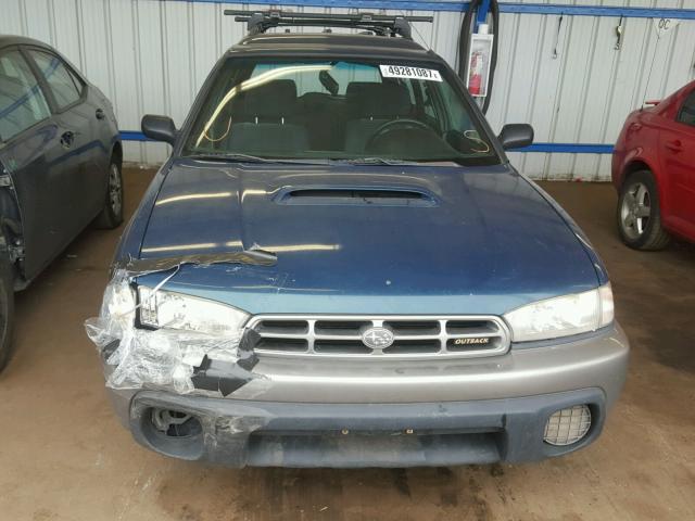 4S3BG6857W6643085 - 1998 SUBARU LEGACY 30T GREEN photo 9