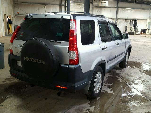 SHSRD78836U413421 - 2006 HONDA CR-V EX SILVER photo 4