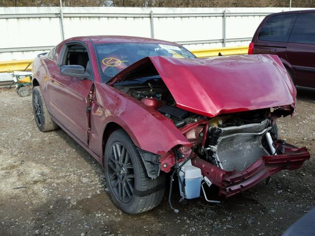 1ZVBP8AM3E5326029 - 2014 FORD MUSTANG BURGUNDY photo 1