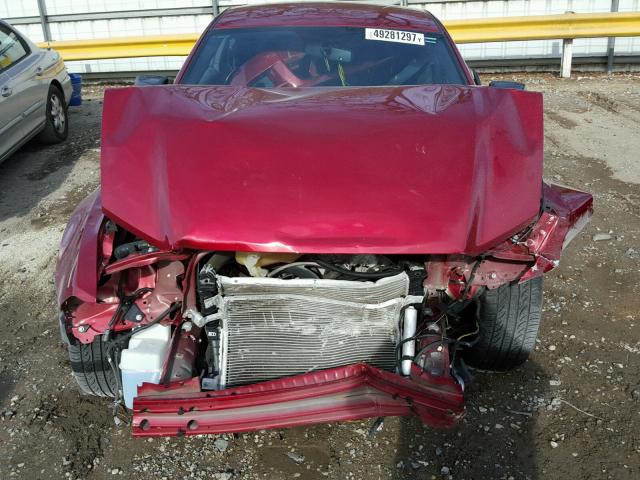 1ZVBP8AM3E5326029 - 2014 FORD MUSTANG BURGUNDY photo 7