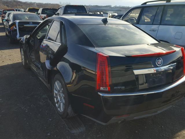 1G6DA5E51C0145345 - 2012 CADILLAC CTS BLACK photo 3