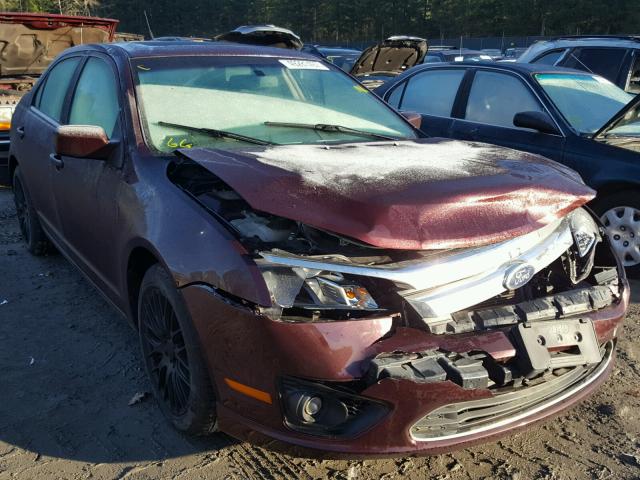 3FAHP0HA5BR185747 - 2011 FORD FUSION SE BURGUNDY photo 1